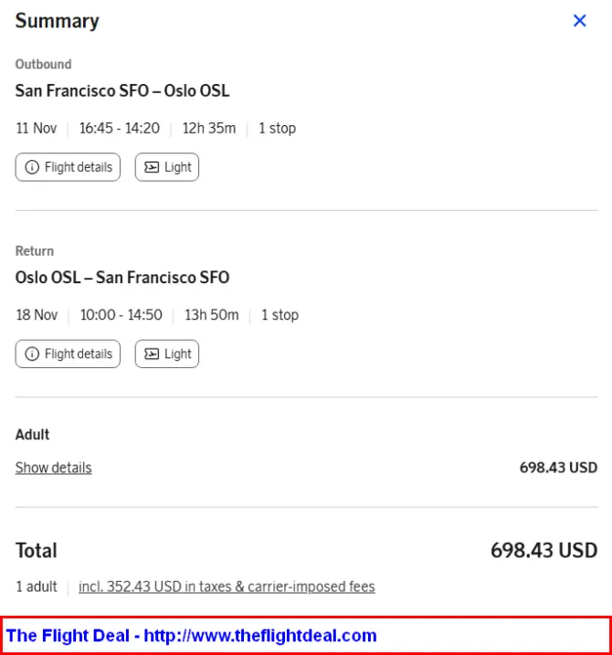Navigating the Skies: Scandinavian Airlines Introduces Competitive Transatlantic Fares to Oslo from the San Francisco Bay Area